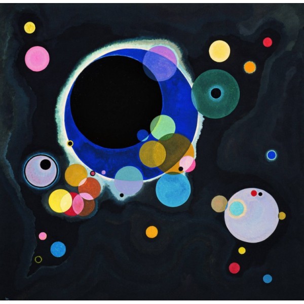 Kręgi, Wassily Kandinsky, 1926 (1000el.) - Sklep Art Puzzle